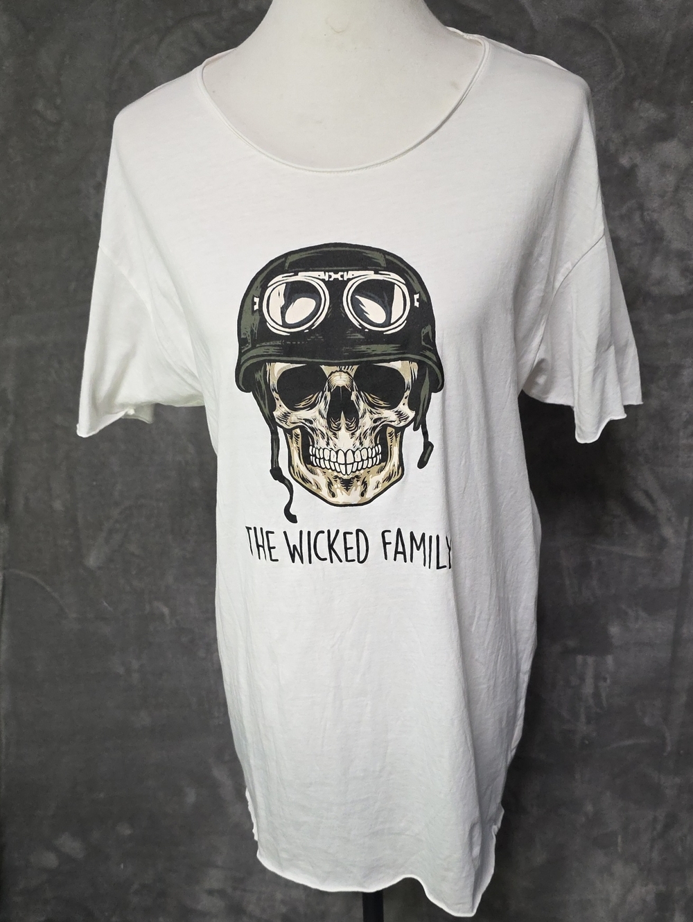 White Graphic Short Sleeve Tee